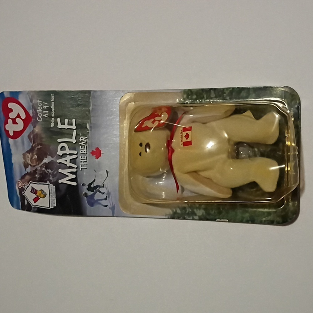 1999 collectable ty beanie baby MAPLE THE BEAR
